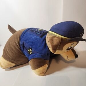 Pillow Pets Paw Patrol Chase Police Dog Plush Folding Stuffed Animal Toy 16 inch